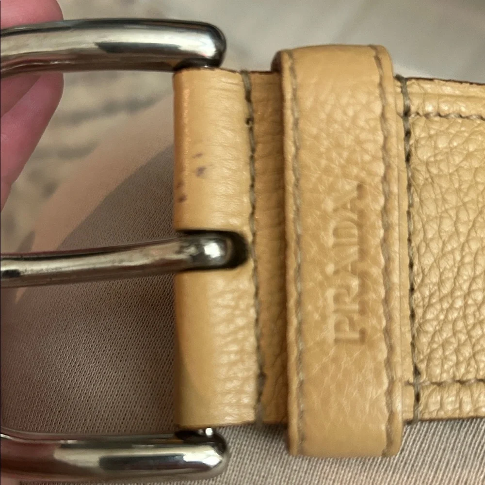 Prada Tan Leather women's Belt - Picture 11 of 12